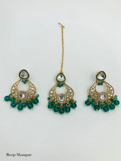 Emerald Grishma Jewellery Set