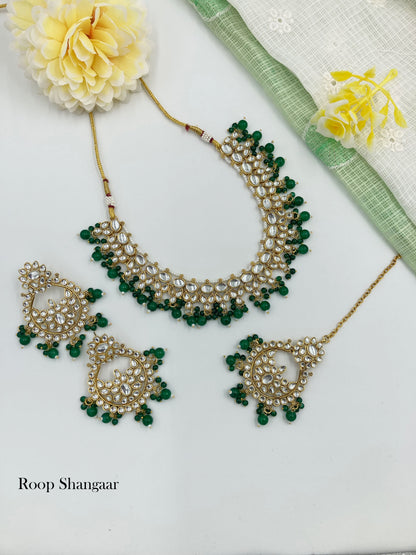 Emerald Isha Jewellery Set