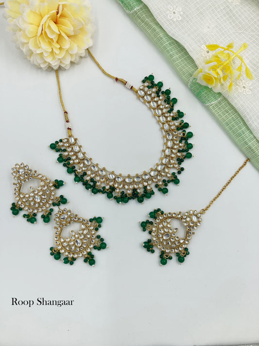 Emerald Isha Jewellery Set