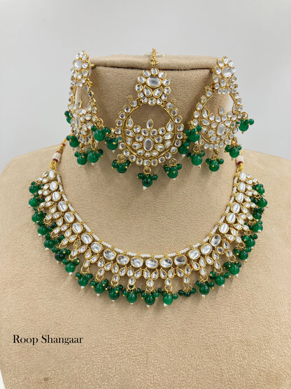 Emerald Isha Jewellery Set