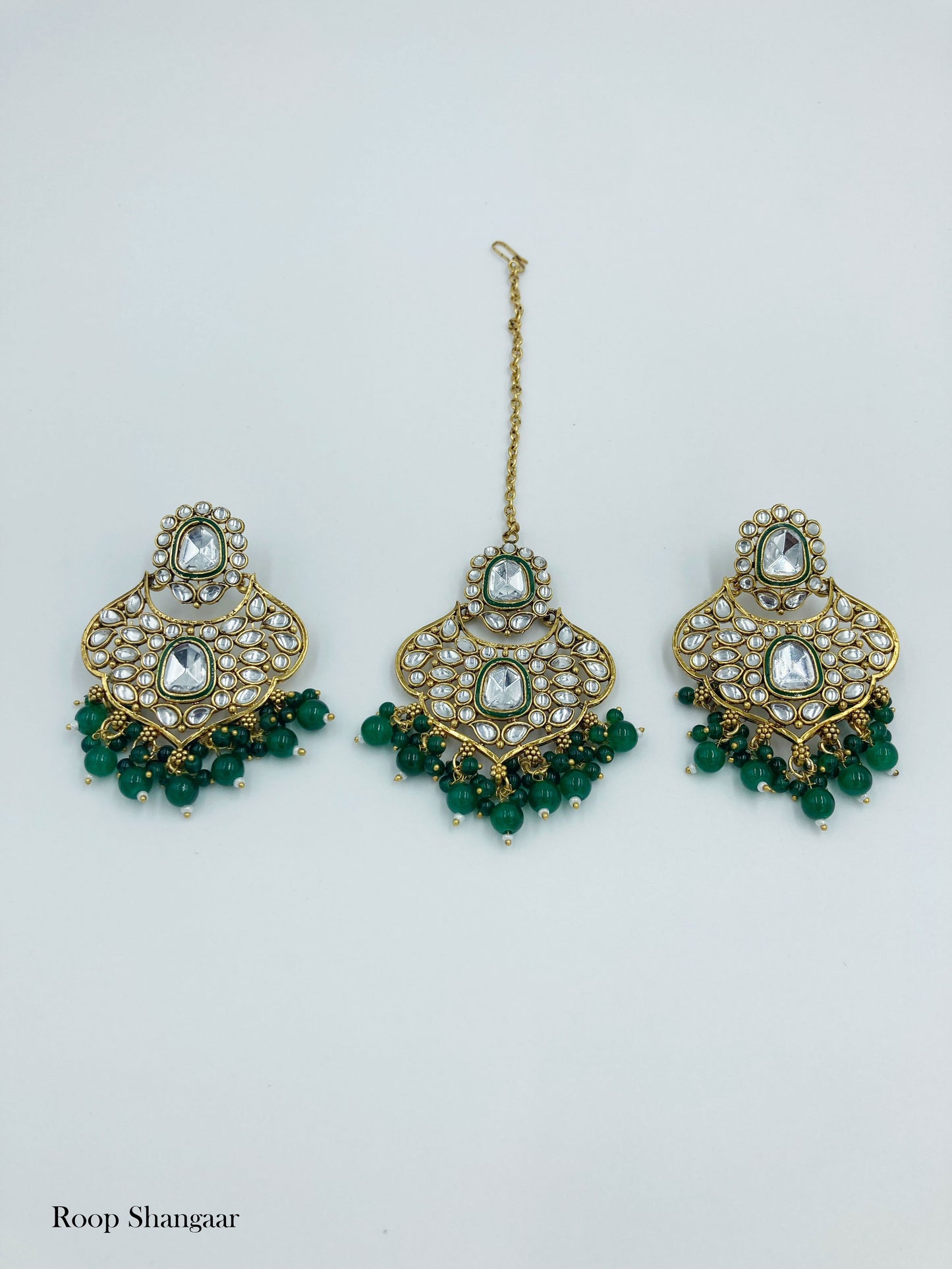 Emerald Nandini Jewellery Set