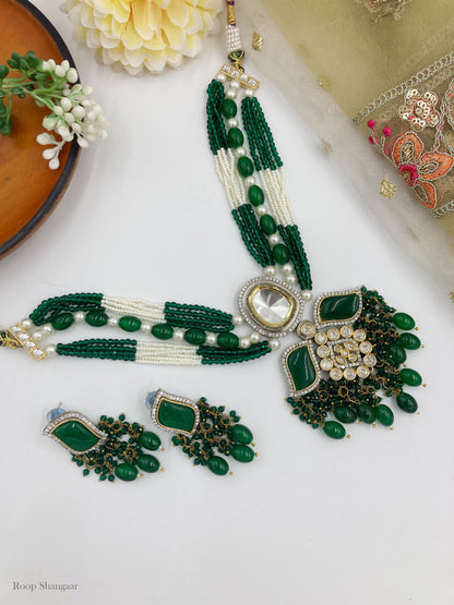 Emerald Promita Jewellery Set