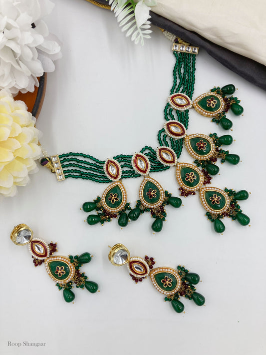 Emerald Sudipa Jewellery Set