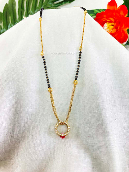 Gold Llily Delicate Mangalsutra