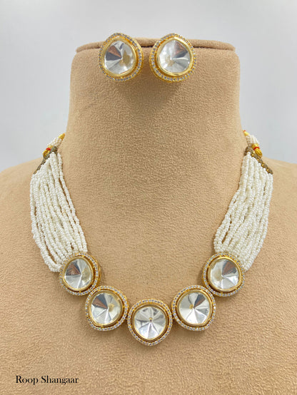 Ivory Avanti Kundan Necklace Set