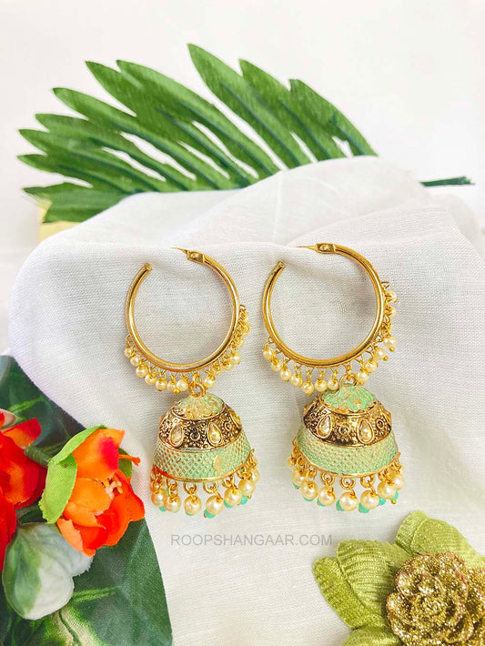 Mint Aparna Jhumki Earrigs