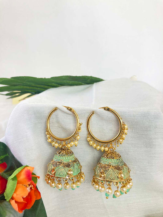 Mint Arpita Jhumki Earrigs