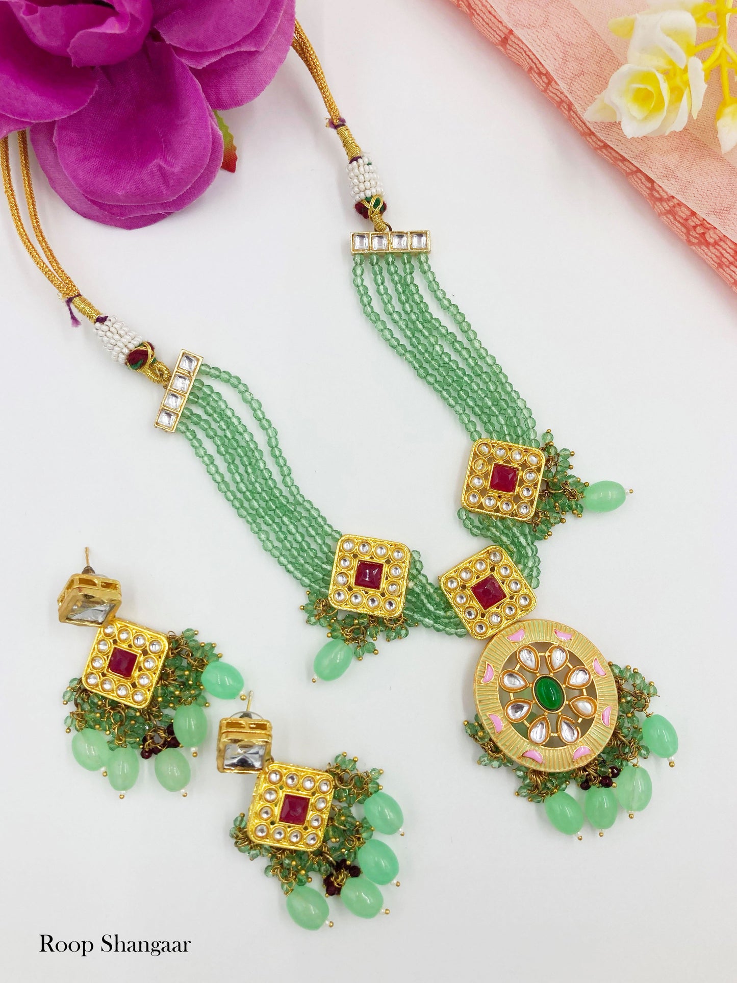 Mint Mita Jewellery Set