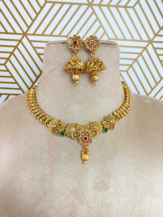 Multicolor Moksha Jewellery Set