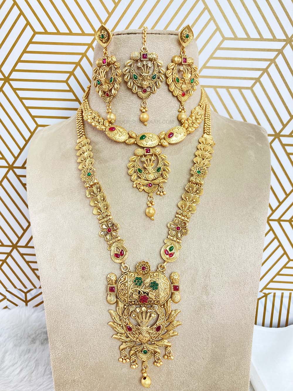Multicolor Priya Combo Jewellery Set