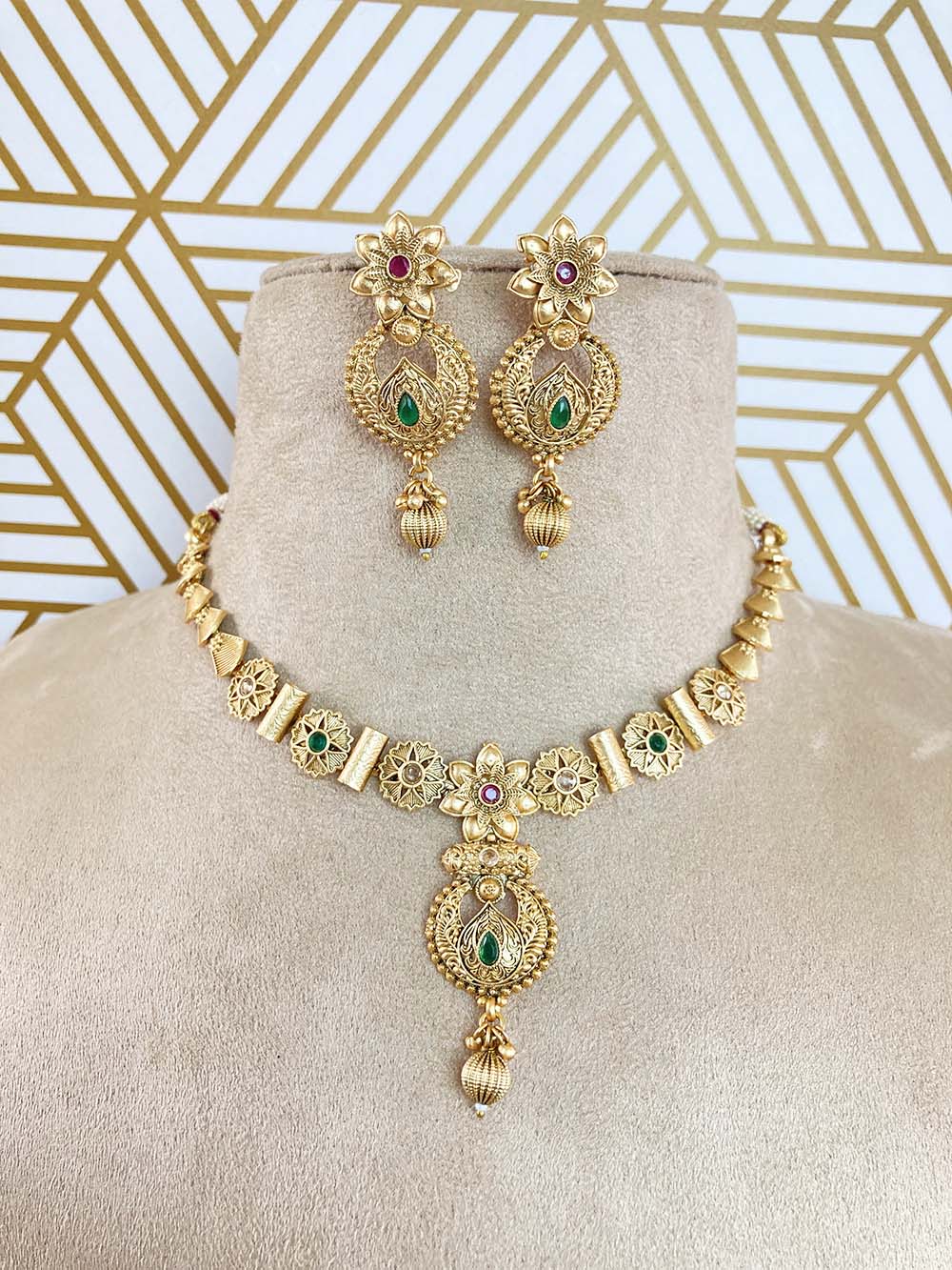 Multicolor Ruchika Jewellery Set