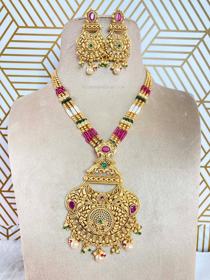 Multicolor Trusha Jewellery Set