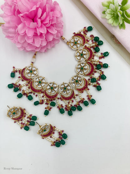 Multicolor Vinita Jewellery Set
