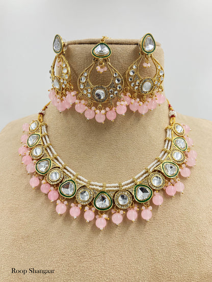 Pink Grishma Jewellery Set