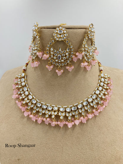 Pink Isha Jewellery Set