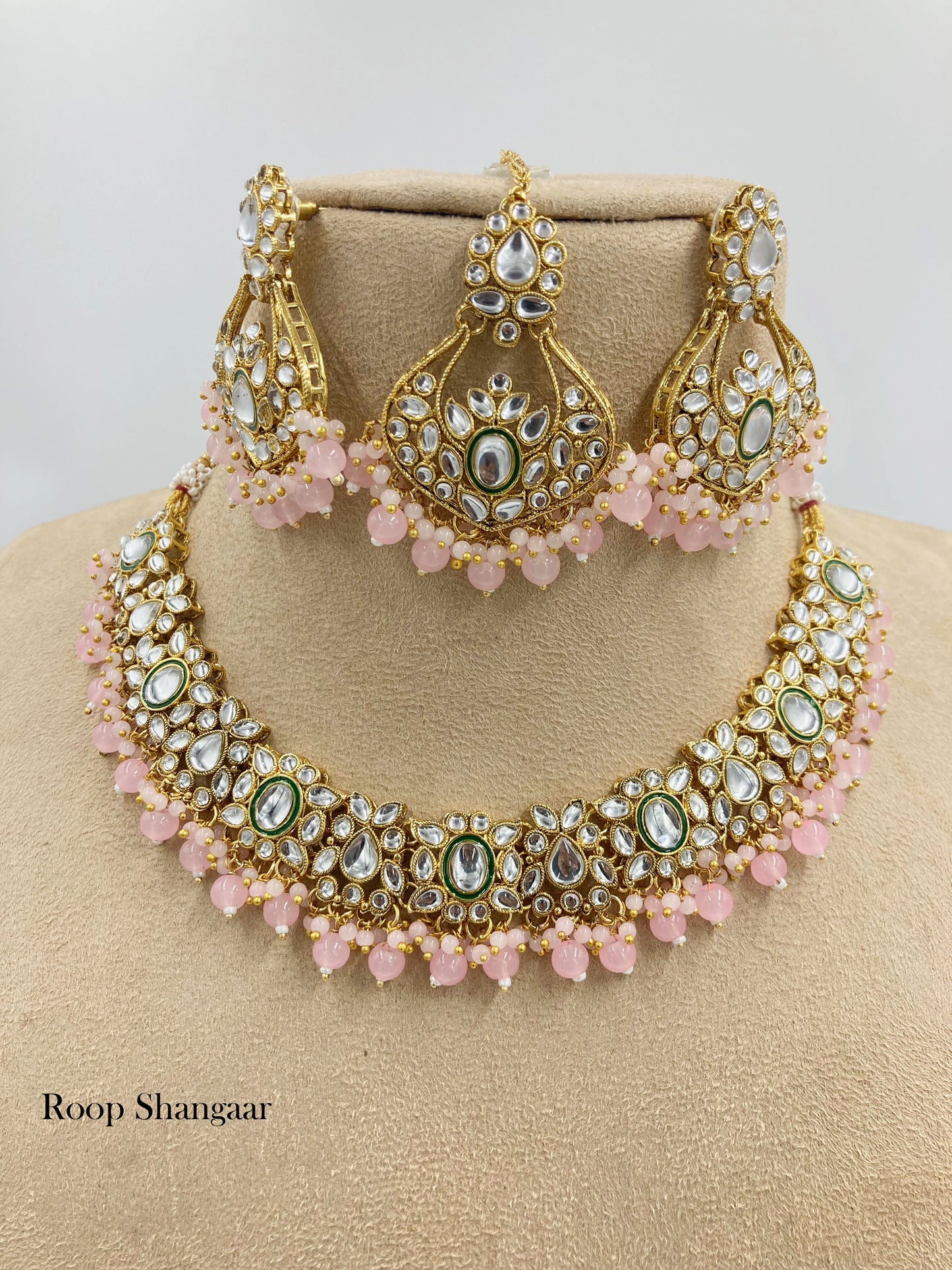 Pink Meher Jewellery Set