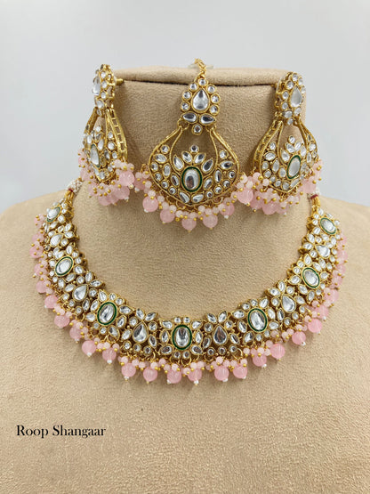 Pink Meher Jewellery Set