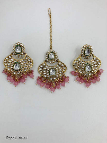 Pink Nandini Jewellery Set