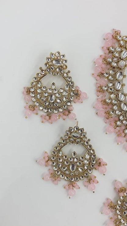 Pink Isha Jewellery Set