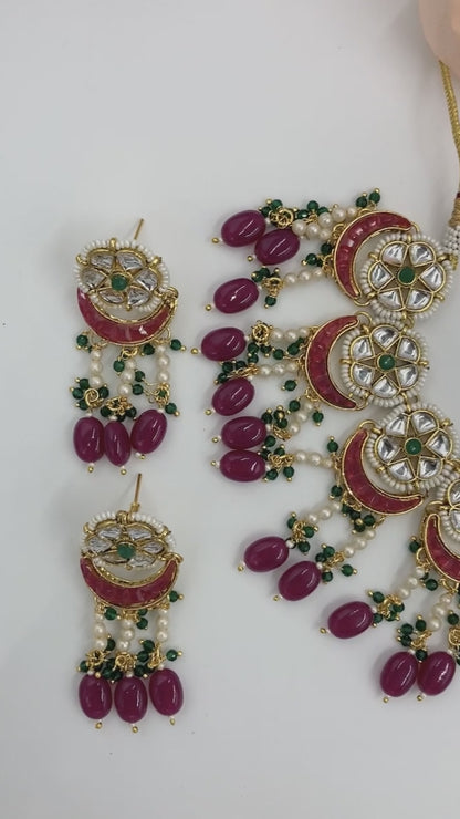 Ruby Vinita Jewellery Set