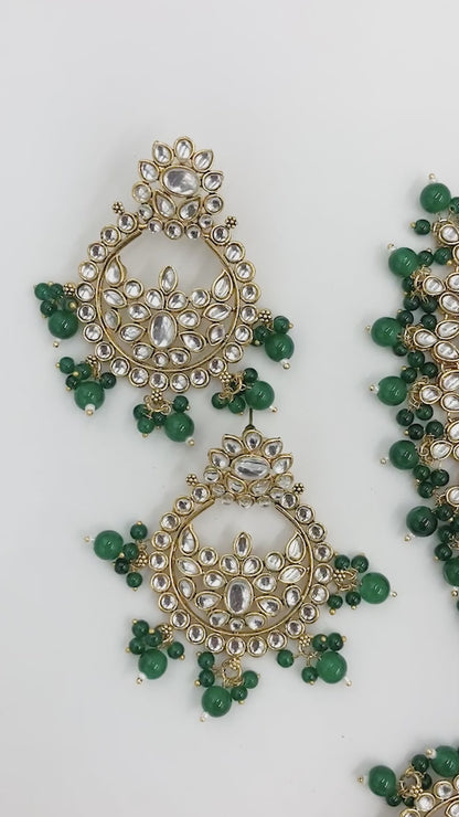 Emerald Isha Jewellery Set