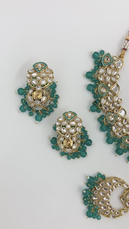 Rama Green Aruna Jewellery Set