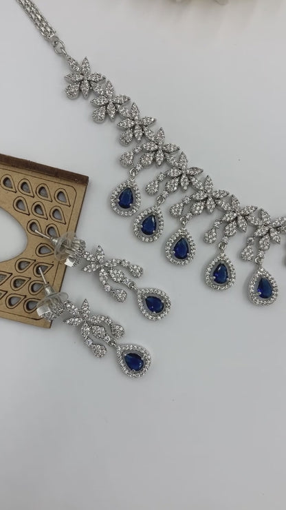 Blue Sophie Zirconia Jewellery Set