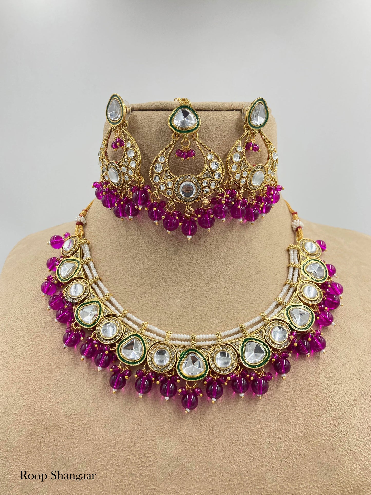 Purple Grishma Jewellery Set