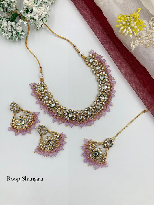 Purple Meher Jewellery Set