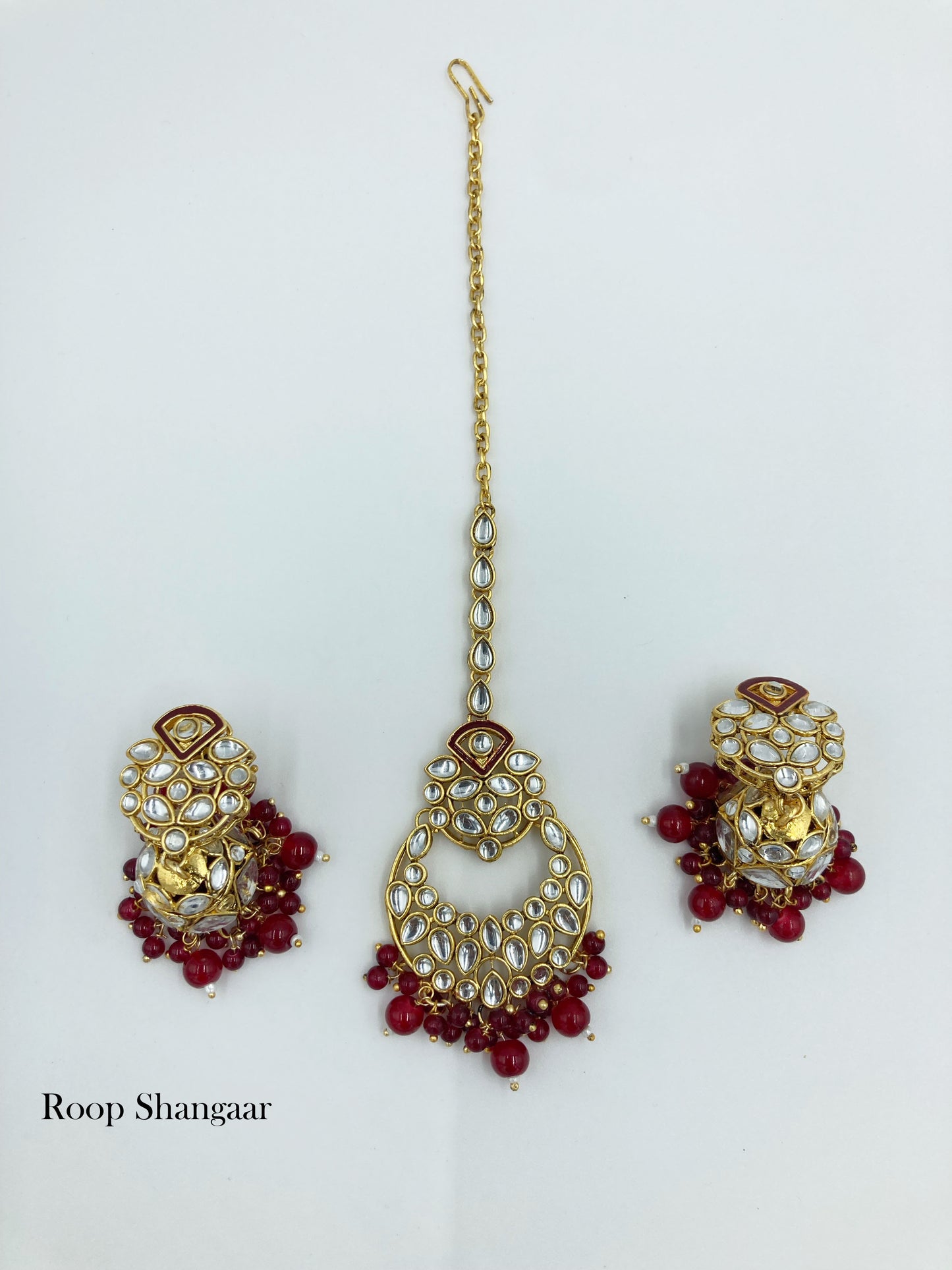 Red Aruna Jewellery Set