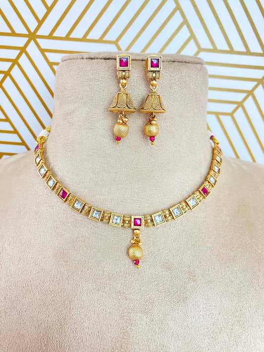 Ruby Hritika Jewellery Set