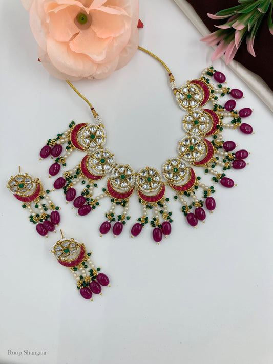 Ruby Vinita Jewellery Set